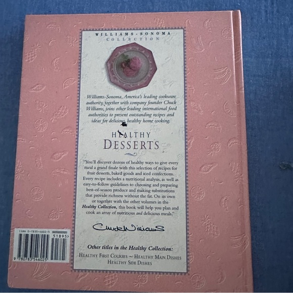 Healthy Desserts cookbook. Hardcover, like new. Williams Sonoma collection - Picture 5 of 5